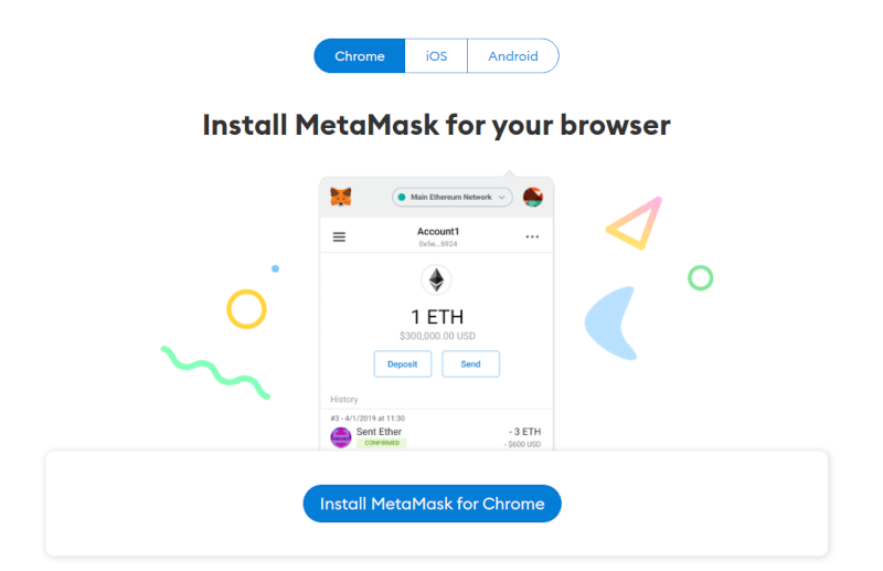 Install Metamask Crypto Wallet