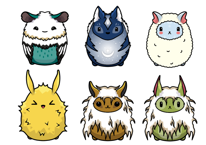 Various Types of Chumbi body and skin